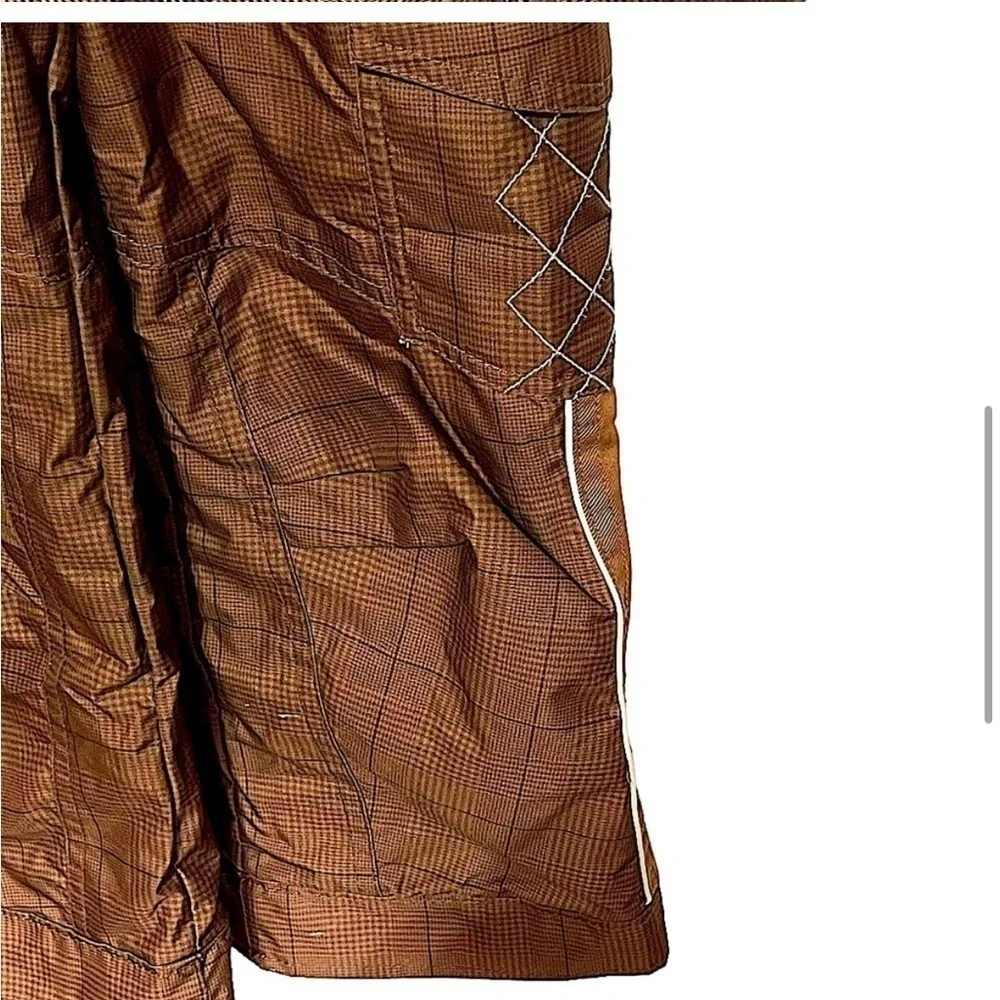 Obermeyer Boy’s Brown I Grow Bib Ski Pants Sz 5